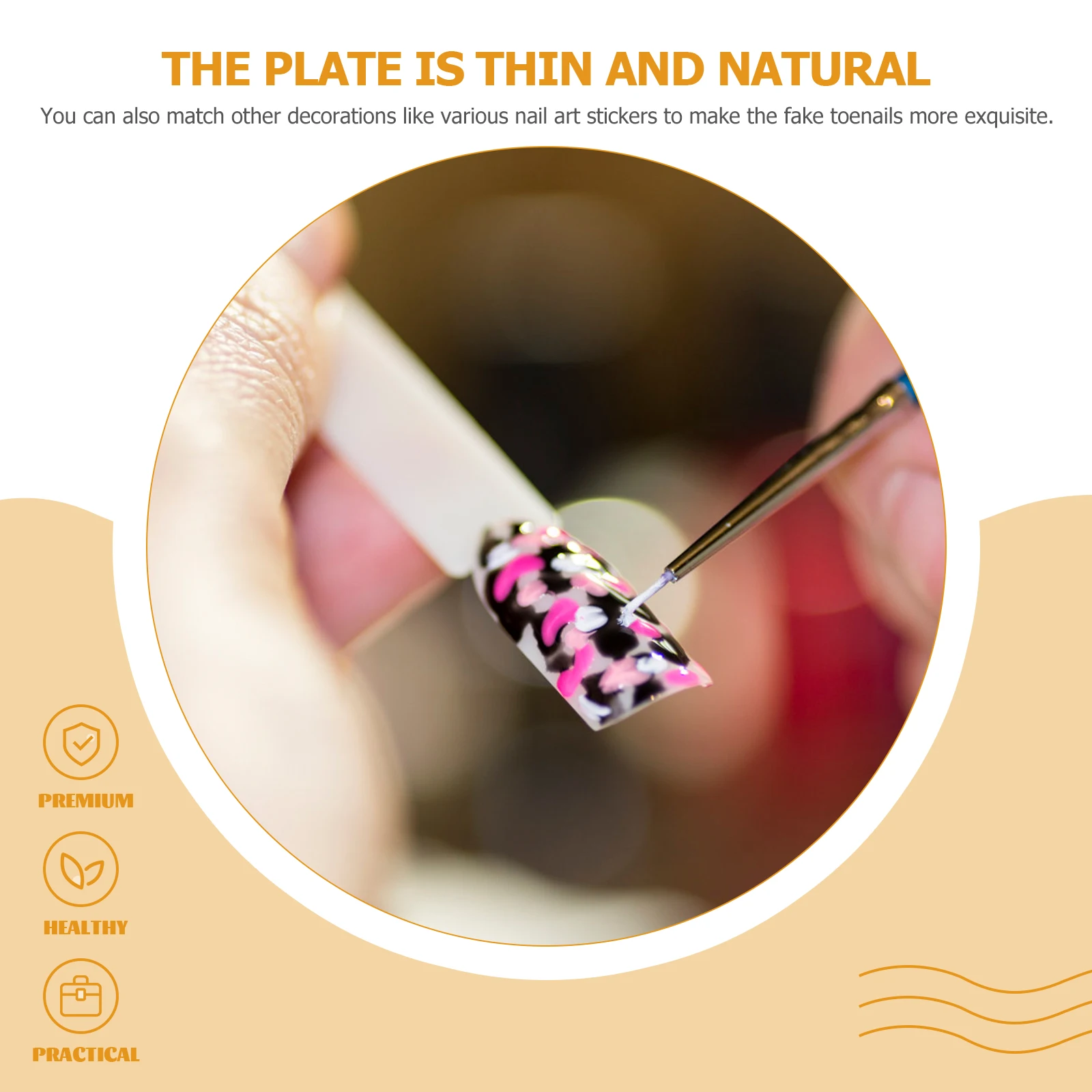 200pcs False Toenails Press On DIY Detachable Patches Square Tips Manicure Fake Nails ABS Durable Lightweight Practical Home
200pcs False Toenails Press On DIY Detachable Patches Square Tips Manicure Fake Nails ABS Durable Lightweight Practical Home