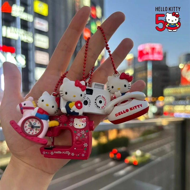 Подлинная аниме-фигурка Takara Tomy в честь 50-летия Hello Kitty, игрушки, 4 шт., кулон, подарок, Коллекционная модель, украшения, подарки для девочек 
Подлинная аниме-фигурка Takara Tomy в честь 50-летия Hello Kitty, игрушки, 4 шт., кулон, подарок, Коллекционная модель, украшения, подарки для девочек