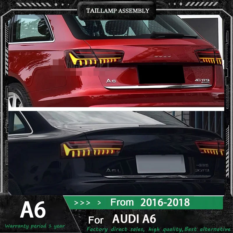Car Rear Lights For Audi A6 A6LTail Lights 2016 2017 2018 C7 PA LED Taillight Assembly Upgrade 2023 Newest Design Accessories
Car Rear Lights For Audi A6 A6LTail Lights 2016 2017 2018 C7 PA LED Taillight Assembly Upgrade 2023 Newest Design Accessories