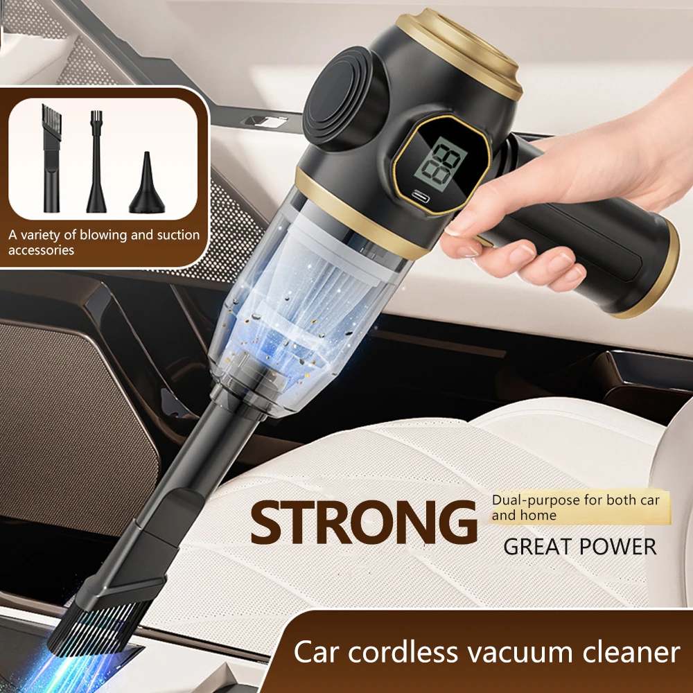 43000 RPM Car Vacuum Cleaner - Wireless Handheld High Power Suction & Blowing Dust Blower for Home/Vehicle/Desktop Cleaning
43000 RPM Car Vacuum Cleaner - Wireless Handheld High Power Suction & Blowing Dust Blower for Home/Vehicle/Desktop Cleaning