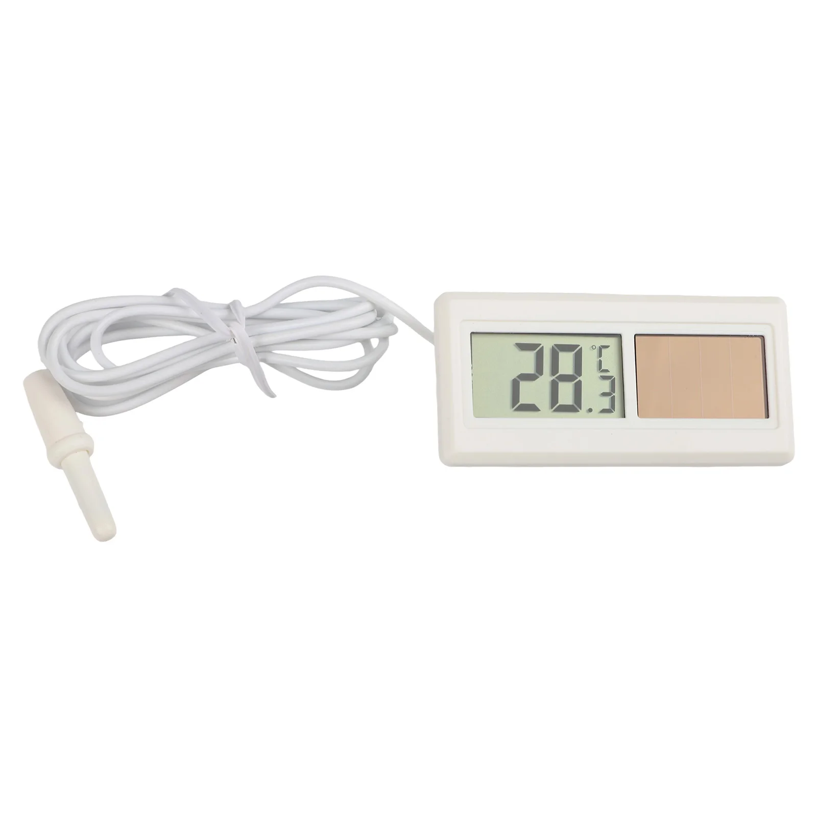 Mini Thermometer Digital LCD Thermometer ABS Material Flexible Placement Household Applications LCD Display Solar Powered
Mini Thermometer Digital LCD Thermometer ABS Material Flexible Placement Household Applications LCD Display Solar Powered