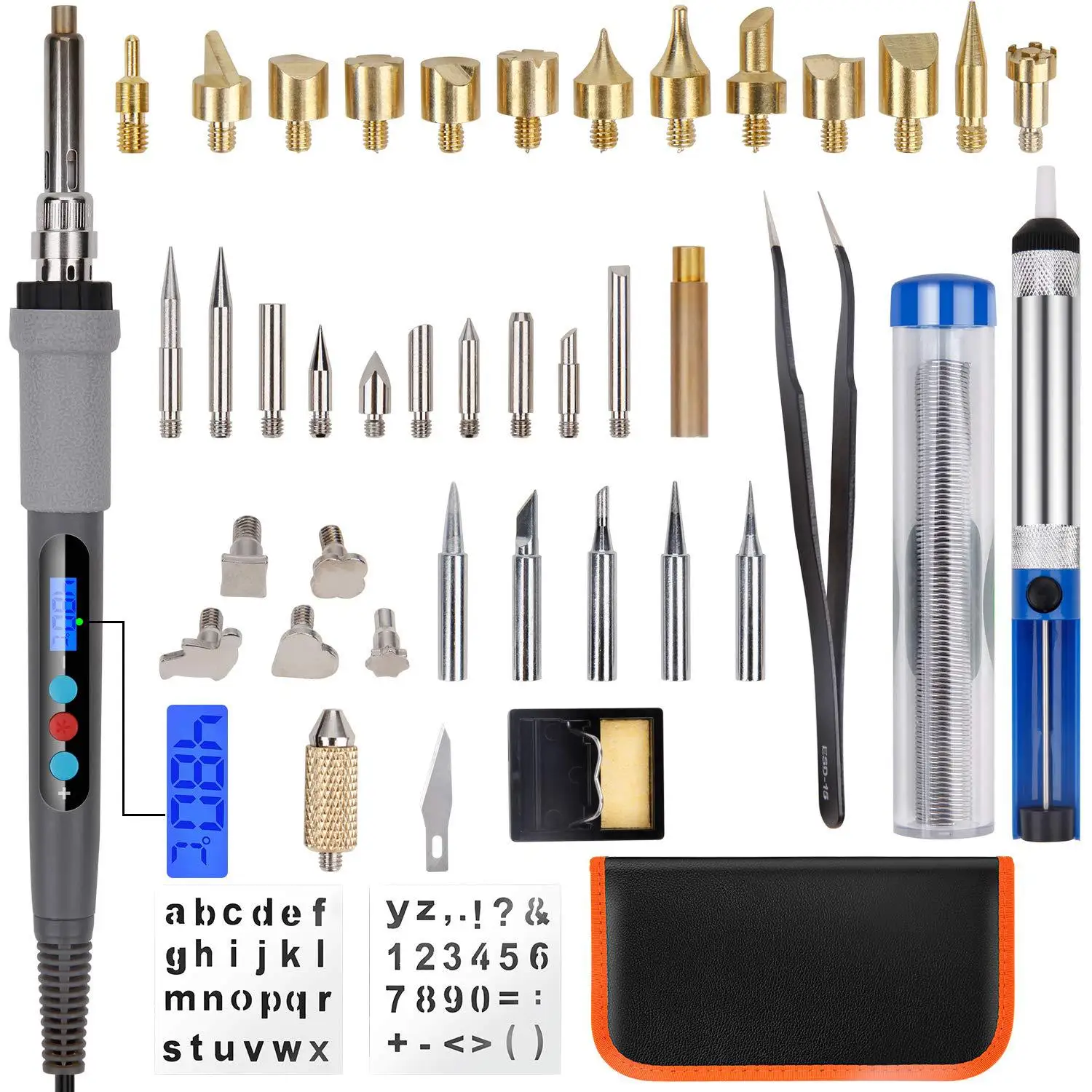 Engraving Soldering Iron Set Constant Temperature Digital Display Electric Soldering Iron Kit
Engraving Soldering Iron Set Constant Temperature Digital Display Electric Soldering Iron Kit