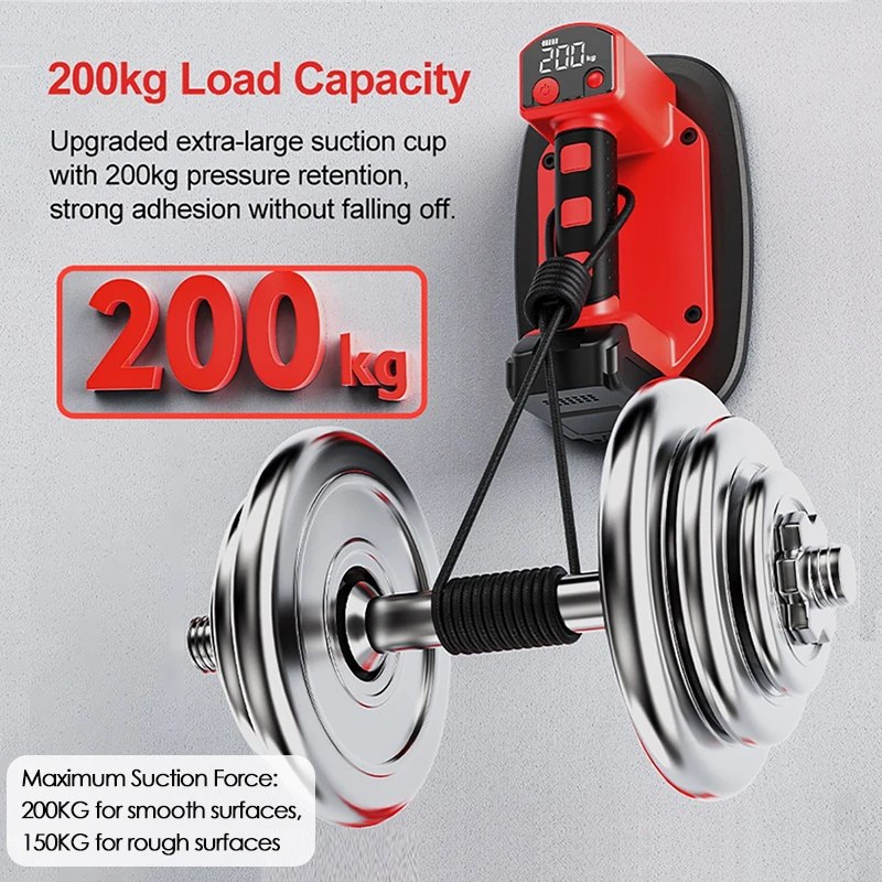 Intelligent Heavy-Duty Electric Suction Cup 200KG Industrial Grade Automatic Air Replenishment Air Pump Tiles Glass Lifting Tool
Intelligent Heavy-Duty Electric Suction Cup 200KG Industrial Grade Automatic Air Replenishment Air Pump Tiles Glass Lifting Tool