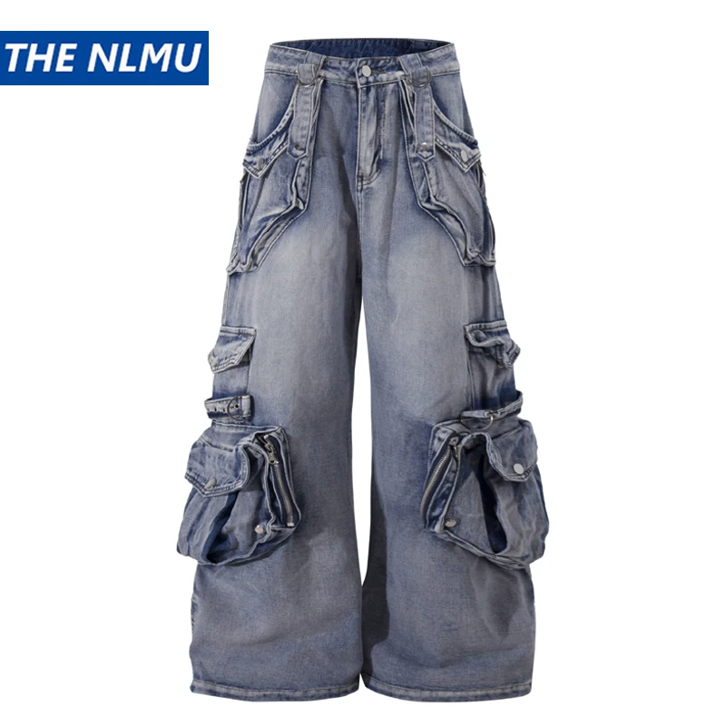 Джинсы-карго унисекс High Street, рабочая одежда с несколькими карманами, джинсовые брюки, винтажные потертые брюки 2025 года, роскошный дизайнер
Джинсы-карго унисекс High Street, рабочая одежда с несколькими карманами, джинсовые брюки, винтажные потертые брюки 2025 года, роскошный дизайнер