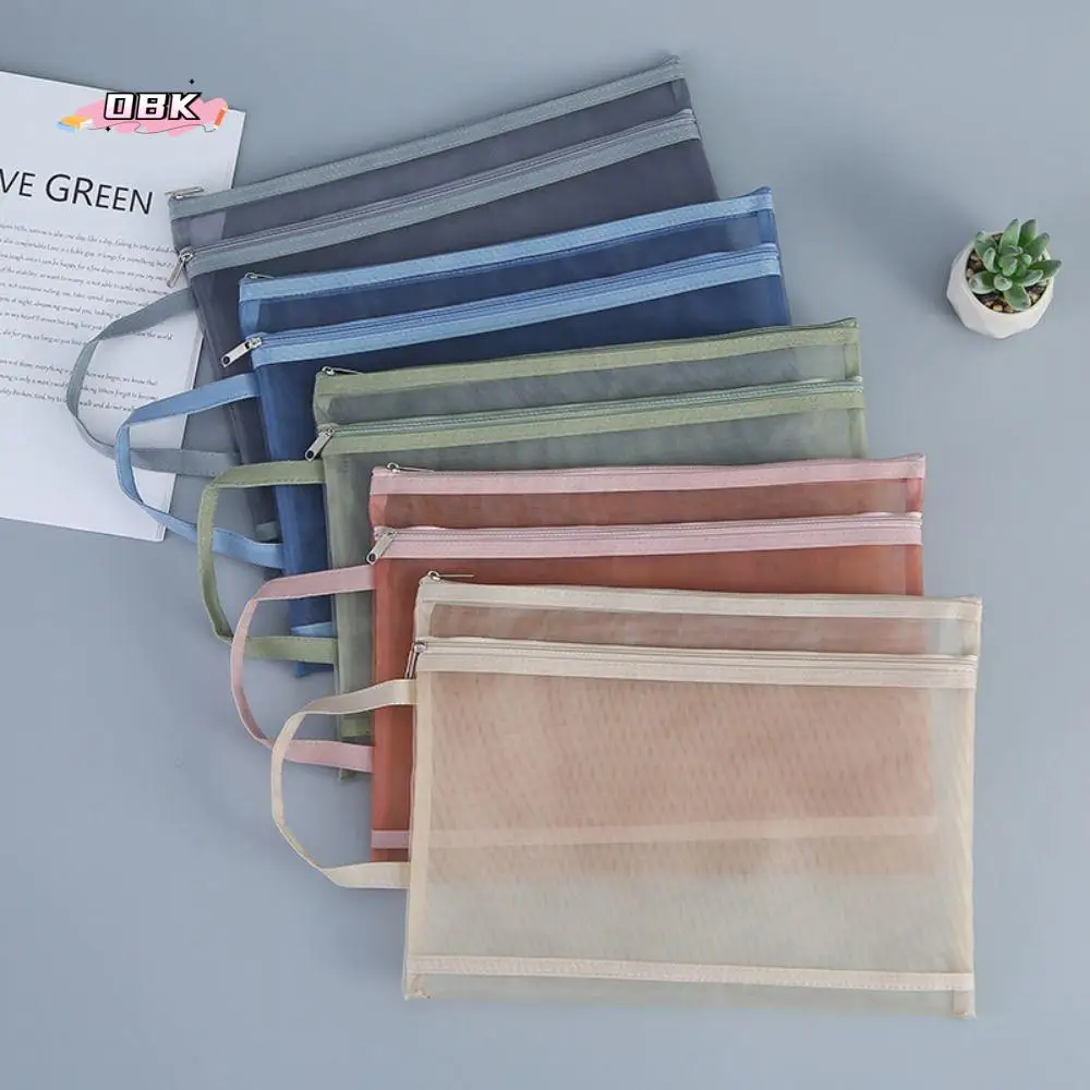 Document Organizer A4 Mesh Zipper Pouch Simple Subject Test Paper Files Bag Thicken Nylon Document Bag Stationery
Document Organizer A4 Mesh Zipper Pouch Simple Subject Test Paper Files Bag Thicken Nylon Document Bag Stationery