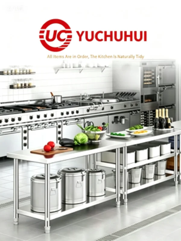 SUS304 Stainless Steel Work Table Heavy Duty Commercial Workbench with Adjustable Feet for Professional Kitchen and Lab
SUS304 Stainless Steel Work Table Heavy Duty Commercial Workbench with Adjustable Feet for Professional Kitchen and Lab