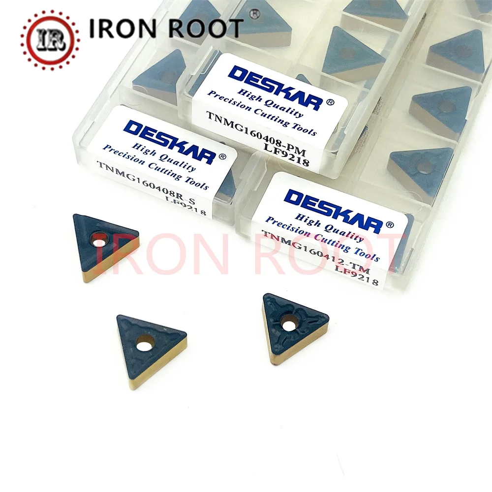 DESKAR TNMG160404 TNMG160408 TNMG160412 LF9218 Carbide Insert CNC Lathe Turning Tool Blade For MTJNR/L External Turning Tool
DESKAR TNMG160404 TNMG160408 TNMG160412 LF9218 Carbide Insert CNC Lathe Turning Tool Blade For MTJNR/L External Turning Tool
