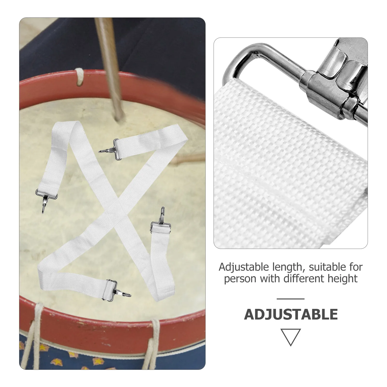 Snare Drum Strap Belt for Marching Percussion Straps Shoulder Sling Nylon Webbing
Snare Drum Strap Belt for Marching Percussion Straps Shoulder Sling Nylon Webbing