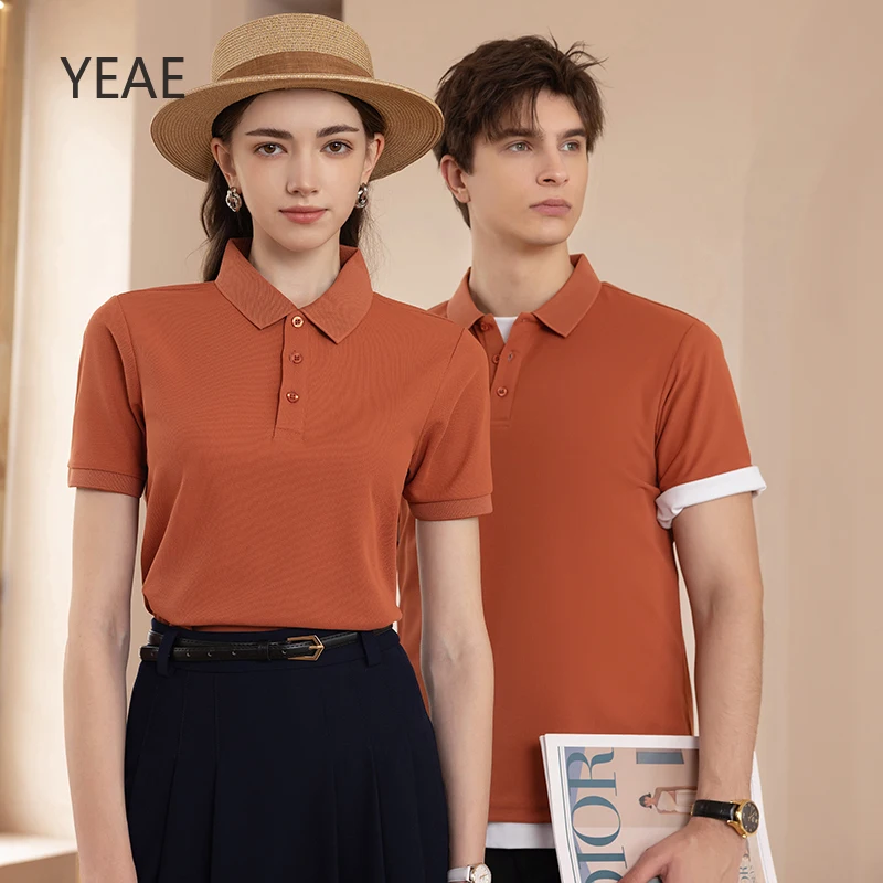 YEAE 2025 летняя высококачественная рубашка поло с лацканами, однотонная, уменьшающая возраст, мужская и женская повседневная деловая рабочая одежда, футболка
YEAE 2025 летняя высококачественная рубашка поло с лацканами, однотонная, уменьшающая возраст, мужская и женская повседневная деловая рабочая одежда, футболка