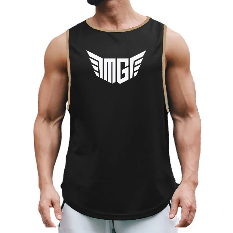 Outdoor Fitness Men's Breathable Mesh Tank Tops for Summer Sports Sleeveless T-shirt Quick-drying and Lightweight Workout Top
Outdoor Fitness Men's Breathable Mesh Tank Tops for Summer Sports Sleeveless T-shirt Quick-drying and Lightweight Workout Top