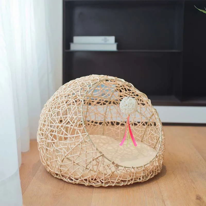Small Dog Pet Nest Toy Supplies Universal Cat Tree Weaving Hollow Dog Nest Rattan Cat Climbing Frame Cat Nest
Small Dog Pet Nest Toy Supplies Universal Cat Tree Weaving Hollow Dog Nest Rattan Cat Climbing Frame Cat Nest