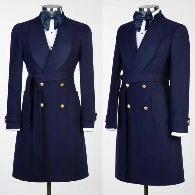 Vintage Smart Casual Woolen Overcoat Men's Thick Double-Breasted Long Coat with Belt Casual Customized Formal Male Warm Jacket
Vintage Smart Casual Woolen Overcoat Men's Thick Double-Breasted Long Coat with Belt Casual Customized Formal Male Warm Jacket