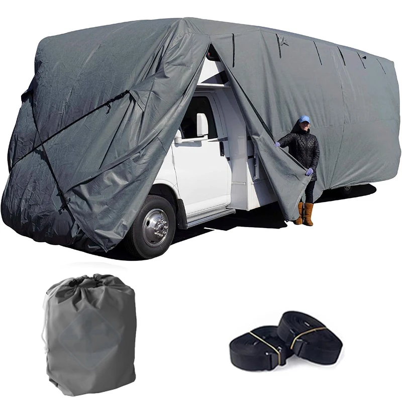 For RV Direct Sales Snow Protection Waterproof Motorhome Caravan Travel Trailer RV Cover Rain Snow Hail Dust Durable RV Cover
For RV Direct Sales Snow Protection Waterproof Motorhome Caravan Travel Trailer RV Cover Rain Snow Hail Dust Durable RV Cover