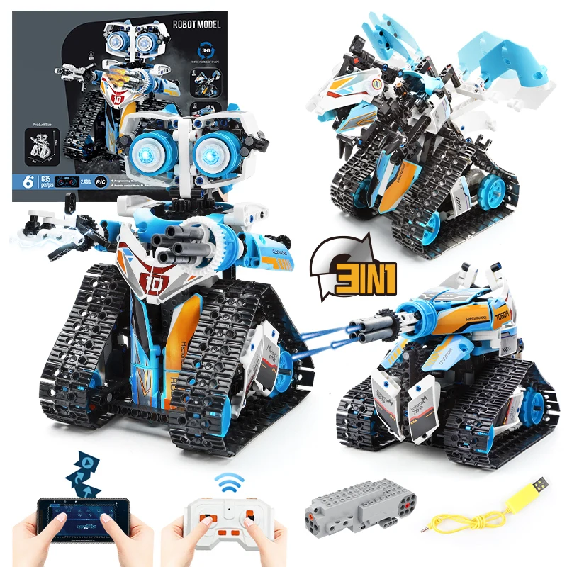 Технический робот, 695 шт., приложение, дистанционное управление, строительные блоки, кирпичи, развивающие игрушки, программирование, детский подарок на день рождения
Технический робот, 695 шт., приложение, дистанционное управление, строительные блоки, кирпичи, развивающие игрушки, программирование, детский подарок на день рождения