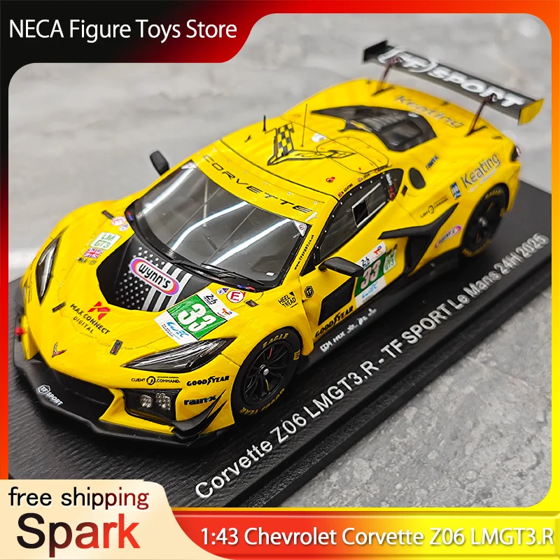 Spark 1:43 Chevrolet Corvette Z06 LMGT3.R #33 TF Sport Le Mans 24H 2025 Diecast Model Car Toy Gift For Adults & Fans
Spark 1:43 Chevrolet Corvette Z06 LMGT3.R #33 TF Sport Le Mans 24H 2025 Diecast Model Car Toy Gift For Adults & Fans