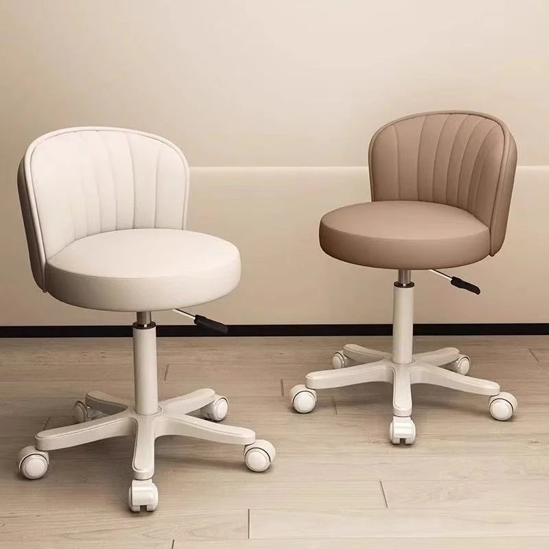 360° Rotating Chair Makeup Stool Bedroom Dressing Table Chair Height- adjustable with Wheels Backrest Chairs Leather Chair
360° Rotating Chair Makeup Stool Bedroom Dressing Table Chair Height- adjustable with Wheels Backrest Chairs Leather Chair