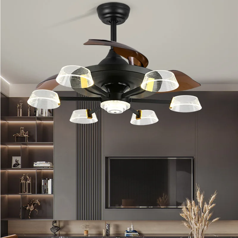 Led Celing Fan Pendant Lamp Light Chandelier Art European invisible living room Nordic creative bedroom dining room retro
Led Celing Fan Pendant Lamp Light Chandelier Art European invisible living room Nordic creative bedroom dining room retro