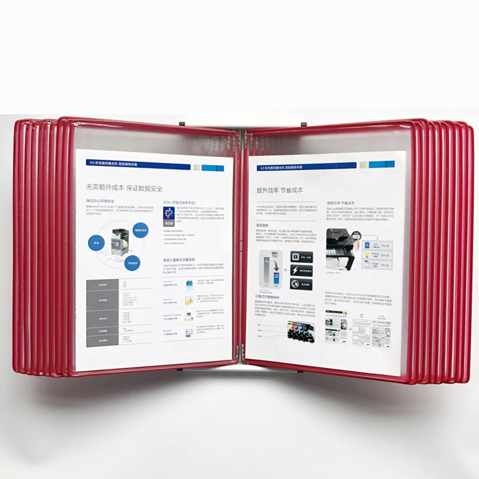 Metal Wall Reference Organizer Desktop Flip Display 20 Pockets Catalog Rack Office Home A4 Document Storage System
Metal Wall Reference Organizer Desktop Flip Display 20 Pockets Catalog Rack Office Home A4 Document Storage System