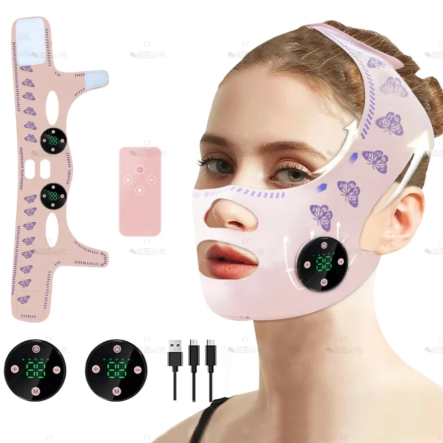 EMS Head Massage Face Relaxation USB Charging Facial Slimming Strap Face Lifting Reduce Double Chin Cheek Lift Up Face Thin Mask
EMS Head Massage Face Relaxation USB Charging Facial Slimming Strap Face Lifting Reduce Double Chin Cheek Lift Up Face Thin Mask