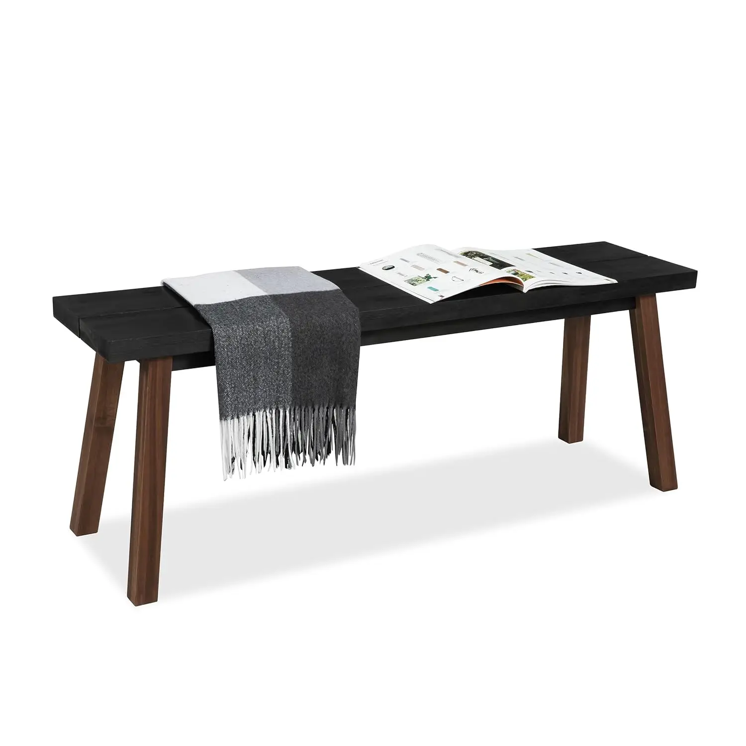 Acacia Wood Bench Minimalist Entryway Living Room Bedroom Outdoor Weather-Resistant Easy Assembly 110cm Black Brown Customized
Acacia Wood Bench Minimalist Entryway Living Room Bedroom Outdoor Weather-Resistant Easy Assembly 110cm Black Brown Customized