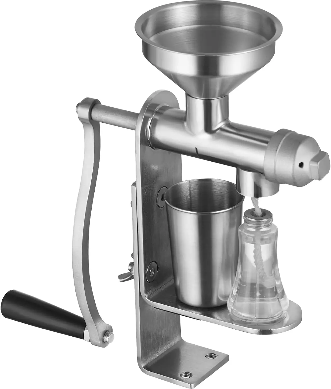 Manual Oil Press Machine, Stainless Steel Oil Extractor Machine, Detachable Oil Presser for Effortless Cleaning
Manual Oil Press Machine, Stainless Steel Oil Extractor Machine, Detachable Oil Presser for Effortless Cleaning