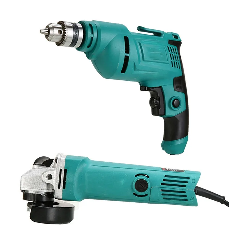 Cross-border Hand Drill Grinder Set, Multi-functional Hand Drill Angle Grinder Two-piece Power Tool Set
Cross-border Hand Drill Grinder Set, Multi-functional Hand Drill Angle Grinder Two-piece Power Tool Set