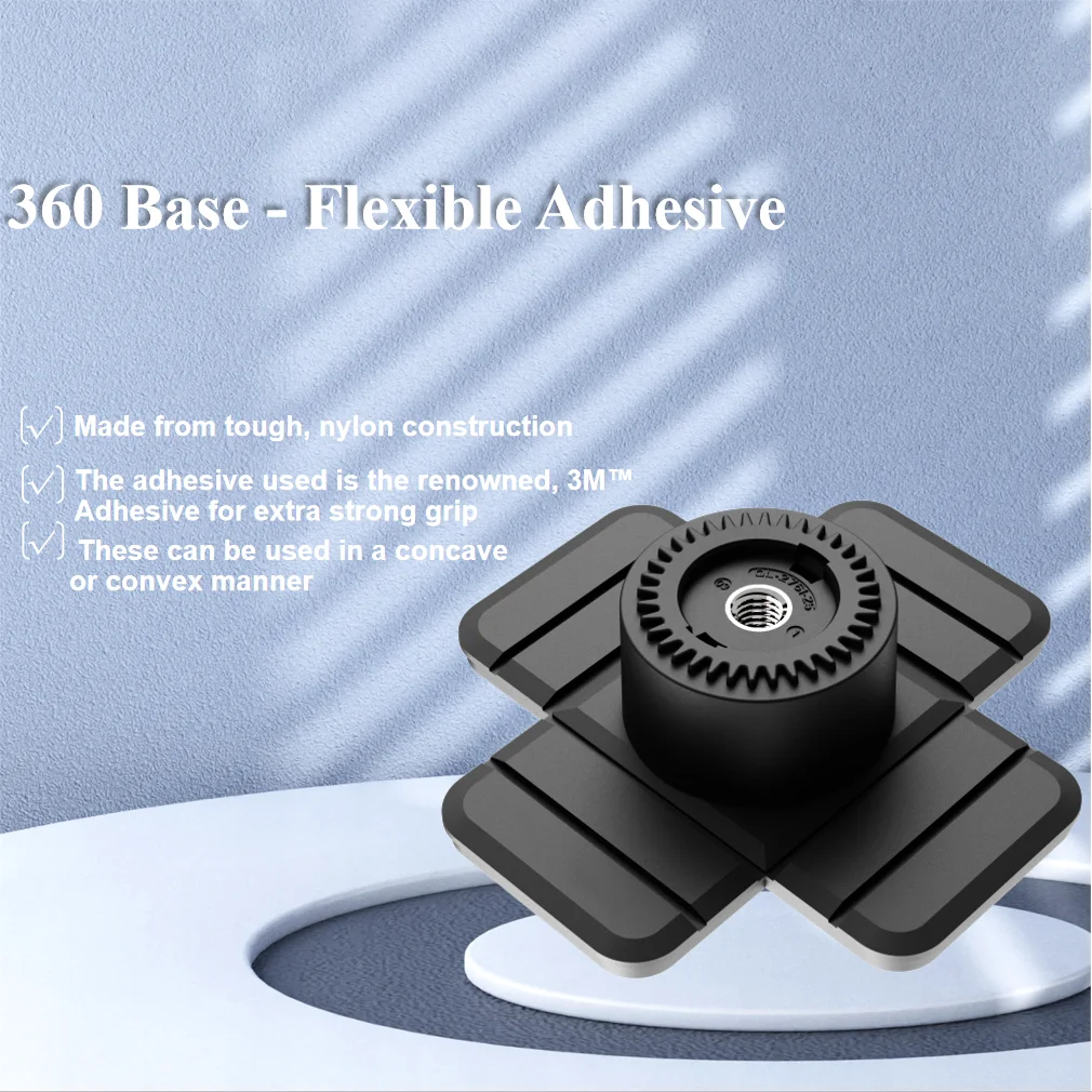 360 Base for Flexible Adhesive in 360 Kit Builder Phone Mounts
360 Base for Flexible Adhesive in 360 Kit Builder Phone Mounts