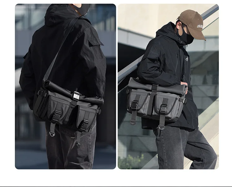 Casual LargeCapacity Waterproof Messenger Shoulder Bag Men Crossbody School bag for Teenage Outdoor Man Black Big Travel Bags 가방
Casual LargeCapacity Waterproof Messenger Shoulder Bag Men Crossbody School bag for Teenage Outdoor Man Black Big Travel Bags 가방