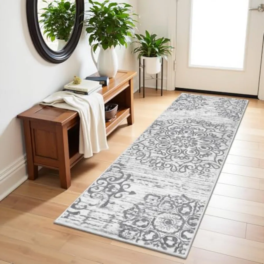 HEBE Hallway Runner Rug 2'x6' Washable Vintage Distressed Area Rugs Non Slip Laundry Rug Runner Boho Floor Carpet Runners for H
HEBE Hallway Runner Rug 2'x6' Washable Vintage Distressed Area Rugs Non Slip Laundry Rug Runner Boho Floor Carpet Runners for H