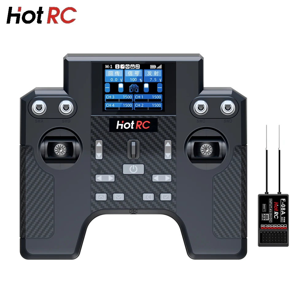 Hotrc Hot RC HT-8A HT8A 2.4Ghz 8CH 2S FHSS Remote Controller F-08A F08A Receiver For RC Airplane/Car/Boat Parts
Hotrc Hot RC HT-8A HT8A 2.4Ghz 8CH 2S FHSS Remote Controller F-08A F08A Receiver For RC Airplane/Car/Boat Parts