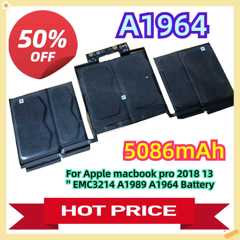 A1964 For Apple macbook pro 2018 13'' EMC3214 A1989 A1964 Battery
A1964 For Apple macbook pro 2018 13'' EMC3214 A1989 A1964 Battery