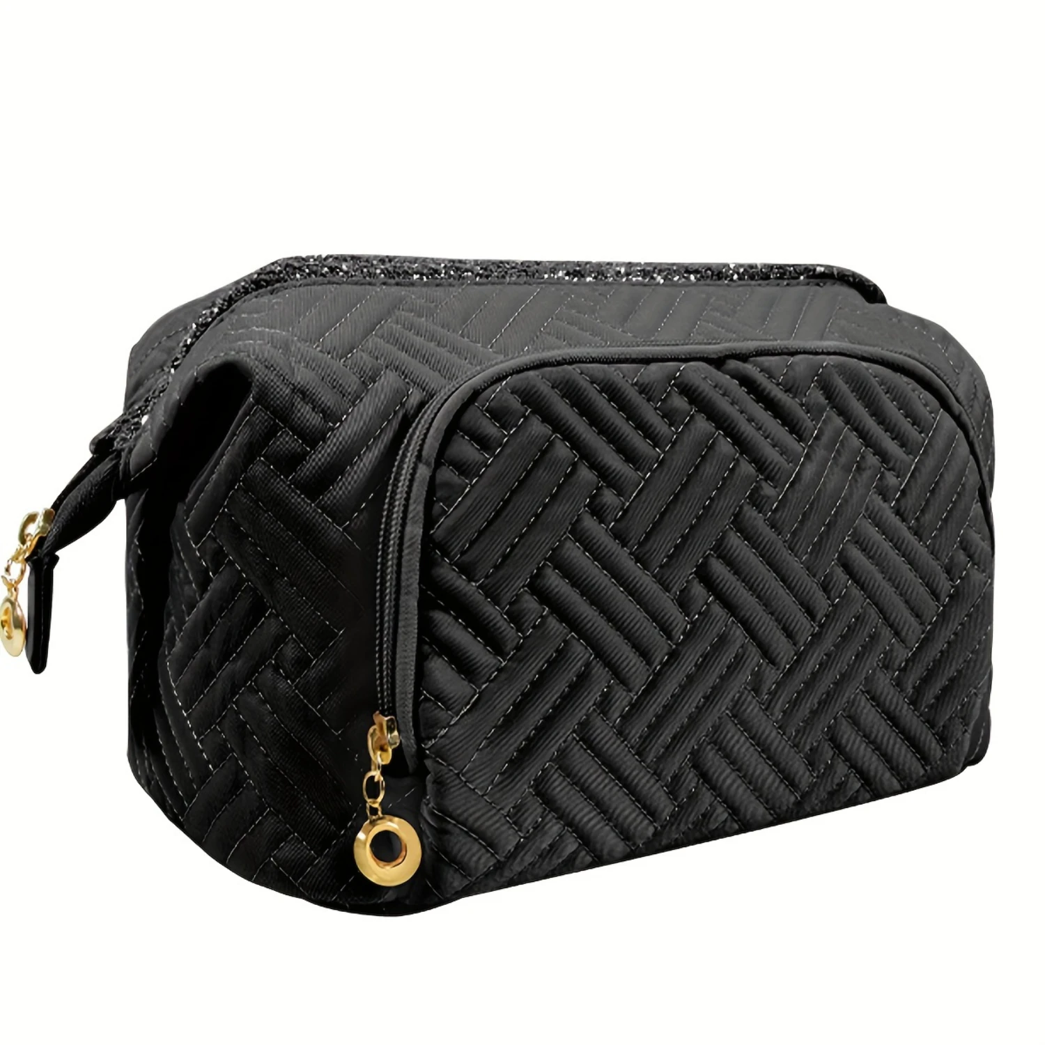 1 Pc Minimalist Solid Color Makeup Zipper Bag, Lightweight Versatile Toiletry Wash Bag For Outdoor Trip With Geometric Pattern D
1 Pc Minimalist Solid Color Makeup Zipper Bag, Lightweight Versatile Toiletry Wash Bag For Outdoor Trip With Geometric Pattern D