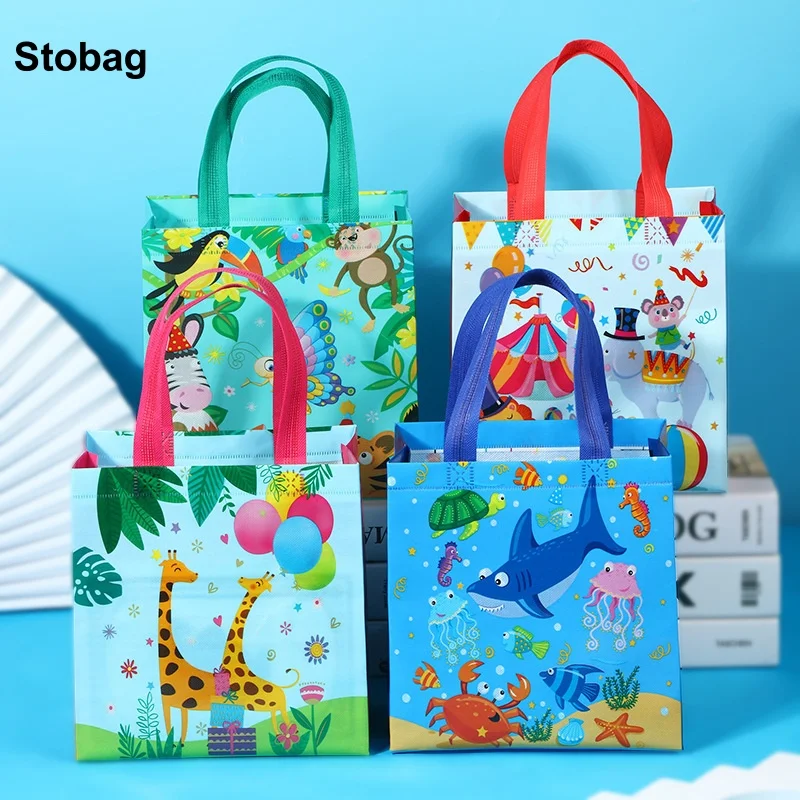 StoBag 8/20pcs Cartoon Non-woven Gift Tote Bags Kids Children Handbag Fabric Packaging Waterproof Storage Reusable Pouch Party
StoBag 8/20pcs Cartoon Non-woven Gift Tote Bags Kids Children Handbag Fabric Packaging Waterproof Storage Reusable Pouch Party