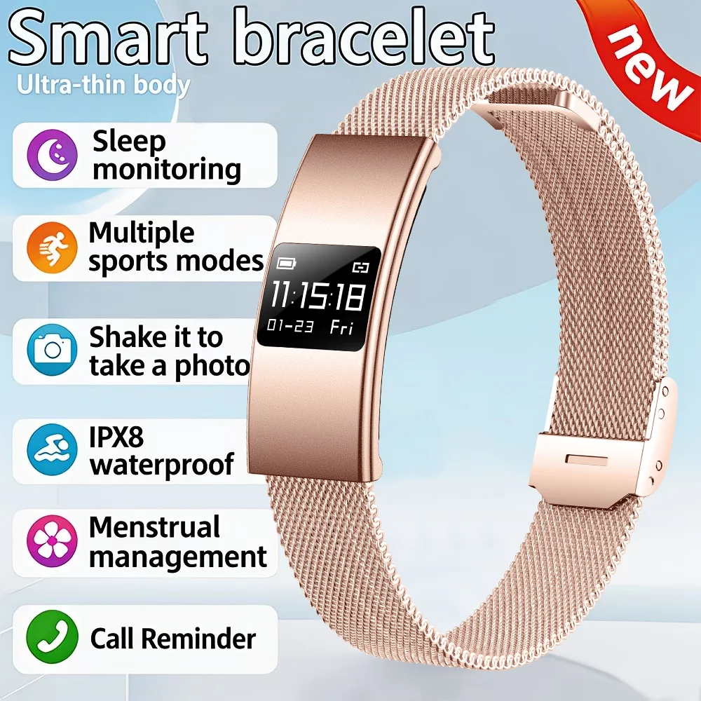 2026 New Fashion Women Smart Bracelet Sport Mode Fitness Tracker Heart Rate Health Monitoring IP68 Waterproof Smart Watch Men
2026 New Fashion Women Smart Bracelet Sport Mode Fitness Tracker Heart Rate Health Monitoring IP68 Waterproof Smart Watch Men