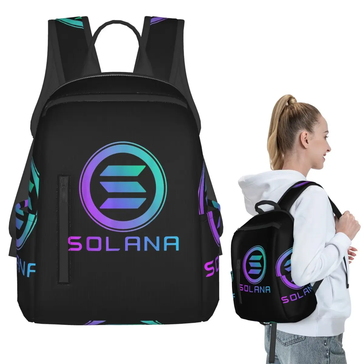 Криптовалюта Solana - Рюкзак Solana SOL для школьников, мальчиков и девочек, школьная сумка для книг, детская школьная сумка, сумки через плечо для ноутбуков для мужчин и женщин
Криптовалюта Solana - Рюкзак Solana SOL для школьников, мальчиков и девочек, школьная сумка для книг, детская школьная сумка, сумки через плечо для ноутбуков для мужчин и женщин