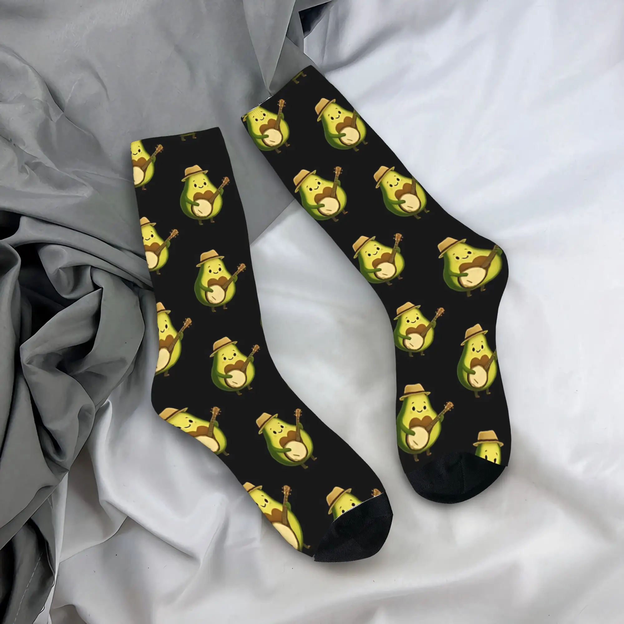 Men's Socks Albert Avocado Playing The Banjo Stockings Anti-Slip Medium Soft Socks Spring Vintage Custom Skateboard Socks
Men's Socks Albert Avocado Playing The Banjo Stockings Anti-Slip Medium Soft Socks Spring Vintage Custom Skateboard Socks