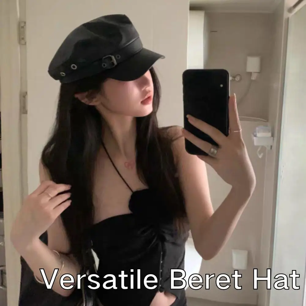 Harajuku PU Leather Beret Hat Ajustable Painter Hat Flat Top Visor Outdoor Sunscreen Hat Casual Elegant Classic Newsboy Caps Hot
Harajuku PU Leather Beret Hat Ajustable Painter Hat Flat Top Visor Outdoor Sunscreen Hat Casual Elegant Classic Newsboy Caps Hot