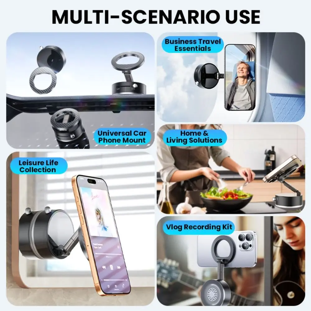 Профессиональный вакуумный магнитный держатель для телефона, складной для Magsafe, автомобильный кронштейн для телефона, универсальная мини-подставка для телефона, настольная подставка
Профессиональный вакуумный магнитный держатель для телефона, складной для Magsafe, автомобильный кронштейн для телефона, универсальная мини-подставка для телефона, настольная подставка
