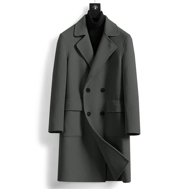 2023 Autumn Winter Mens Fashion Long Sleeve Woolen Jackets Men Solid Overcoat Streetwear Male Long Wool Trench Outerwear
2023 Autumn Winter Mens Fashion Long Sleeve Woolen Jackets Men Solid Overcoat Streetwear Male Long Wool Trench Outerwear