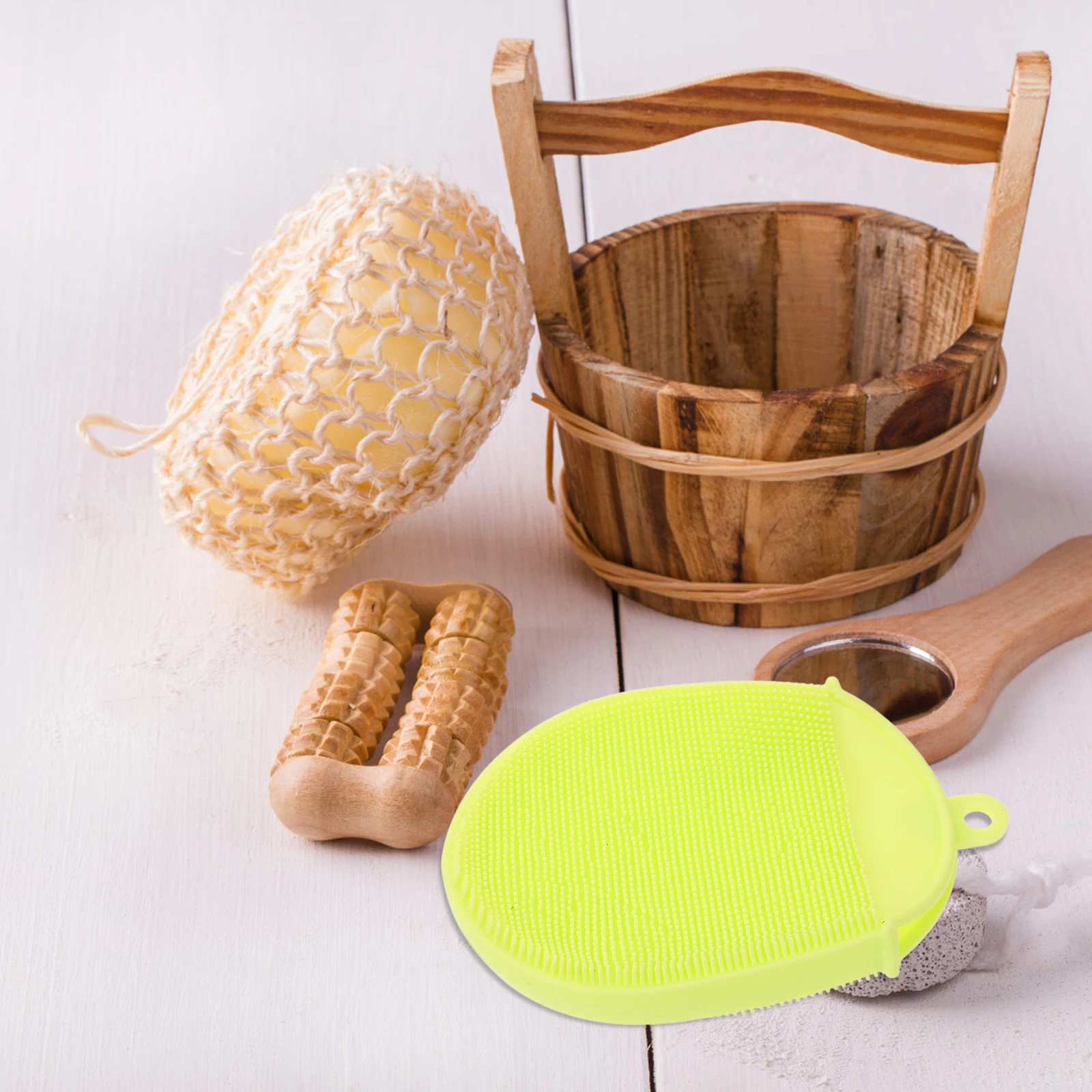 3pcs Silicone Body Brush Bath Massage Scrubber With Hanging Ring For Skin Exfoliation Cleansing Face Body Shower Cleaning Tool
3pcs Silicone Body Brush Bath Massage Scrubber With Hanging Ring For Skin Exfoliation Cleansing Face Body Shower Cleaning Tool