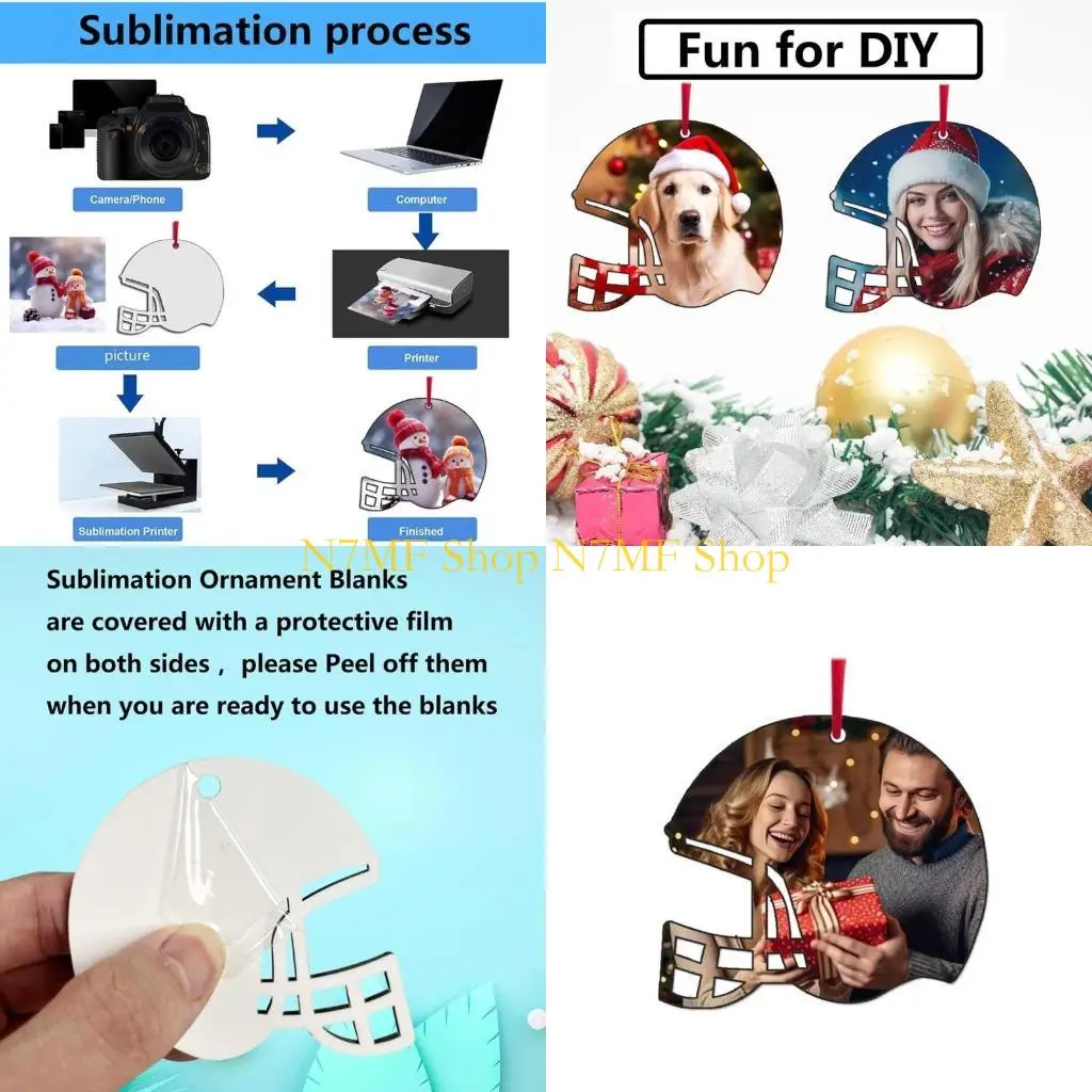 N7MF 20 Sublimation Blank Pendants Double Sided Heat Transfer Ornaments for Crafting
N7MF 20 Sublimation Blank Pendants Double Sided Heat Transfer Ornaments for Crafting