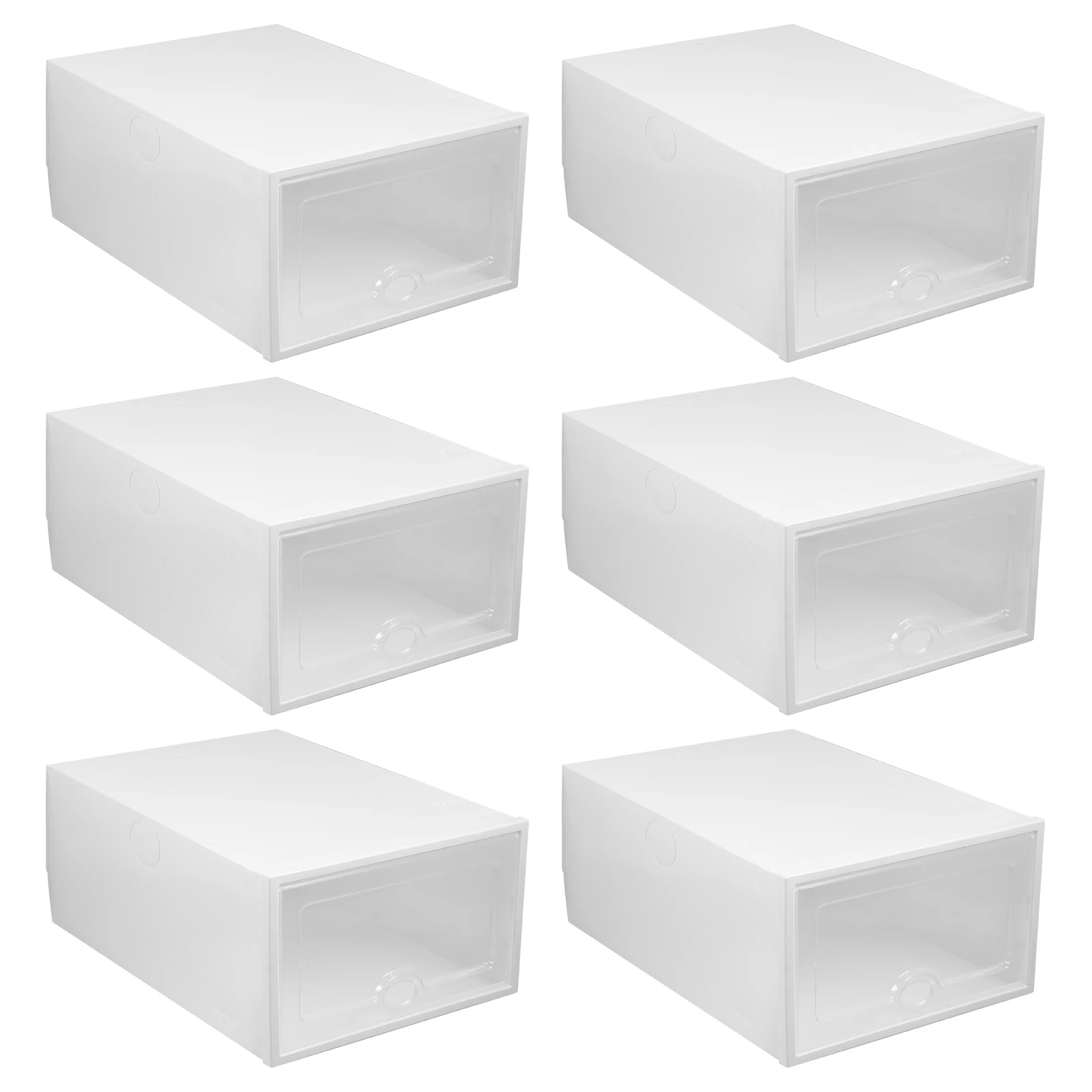 6 Pcs Shoe Box Simple Shoes Case Transparent Sturdy Storage Container Organizers Protect Shoes Storage Container Dust Scratch
6 Pcs Shoe Box Simple Shoes Case Transparent Sturdy Storage Container Organizers Protect Shoes Storage Container Dust Scratch