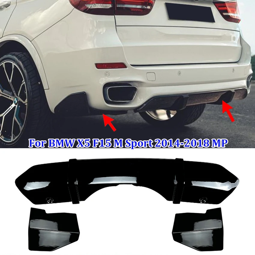 For BMW X5 F15 M Sport 2014-2018 MP Rear Bumper Lip Diffuser Spoiler Splitter Protector Rear Lip Spoiler Corner Protector Glossy
For BMW X5 F15 M Sport 2014-2018 MP Rear Bumper Lip Diffuser Spoiler Splitter Protector Rear Lip Spoiler Corner Protector Glossy