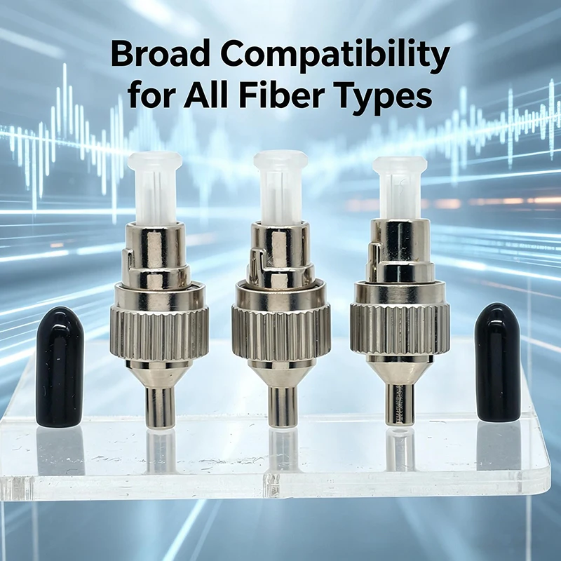 LC Female to FC Male Fiber Optic Hybrid Adapter, 2.5mm to 1.25mm for Visual Fault Locator, 9/125 SM 50/125 62.5/125 MM, Low Loss
LC Female to FC Male Fiber Optic Hybrid Adapter, 2.5mm to 1.25mm for Visual Fault Locator, 9/125 SM 50/125 62.5/125 MM, Low Loss