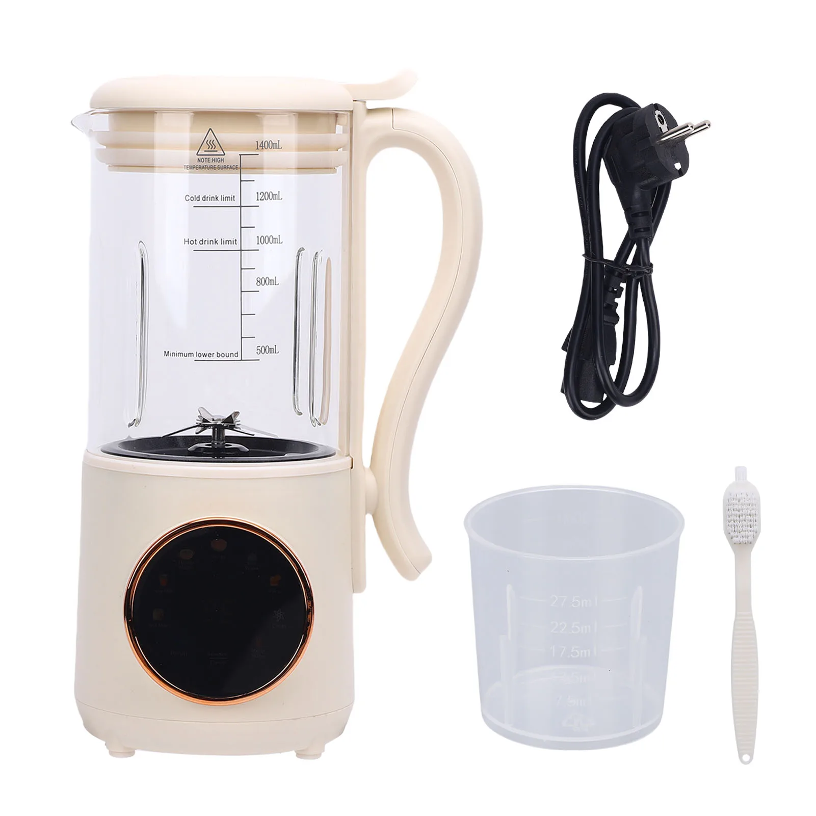 Automatic Soy Milk Maker Automatic Nut Milk Maker 1400ML Multifunctional Easy To Clean Automatic Heating No Filter for Home
Automatic Soy Milk Maker Automatic Nut Milk Maker 1400ML Multifunctional Easy To Clean Automatic Heating No Filter for Home