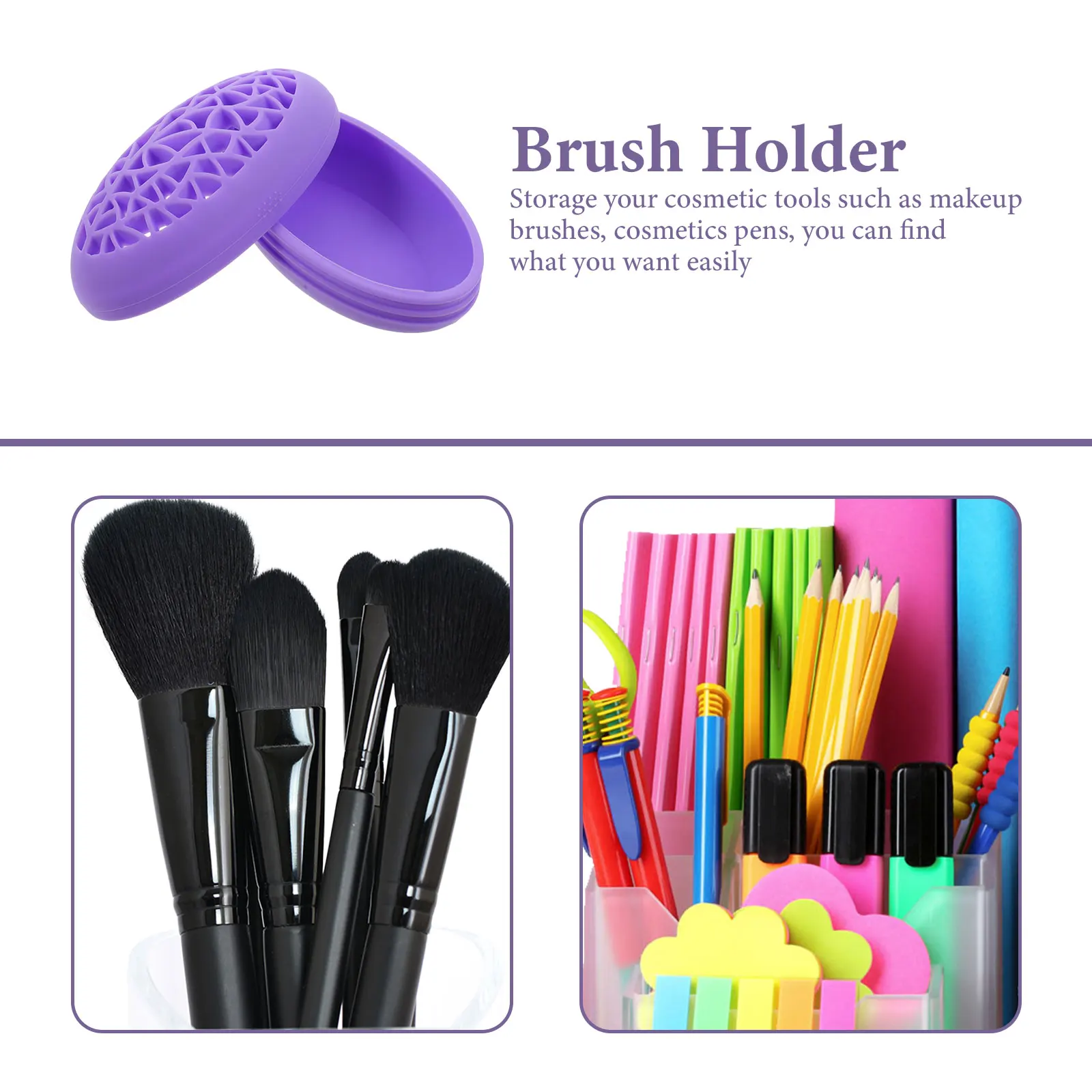 Premium Silicone Makeup Holder Organizer Stand Eyeshadow Eyeliner Pencil Storage Rack Bird'S Nest Brush Shelf Brush
Premium Silicone Makeup Holder Organizer Stand Eyeshadow Eyeliner Pencil Storage Rack Bird'S Nest Brush Shelf Brush
