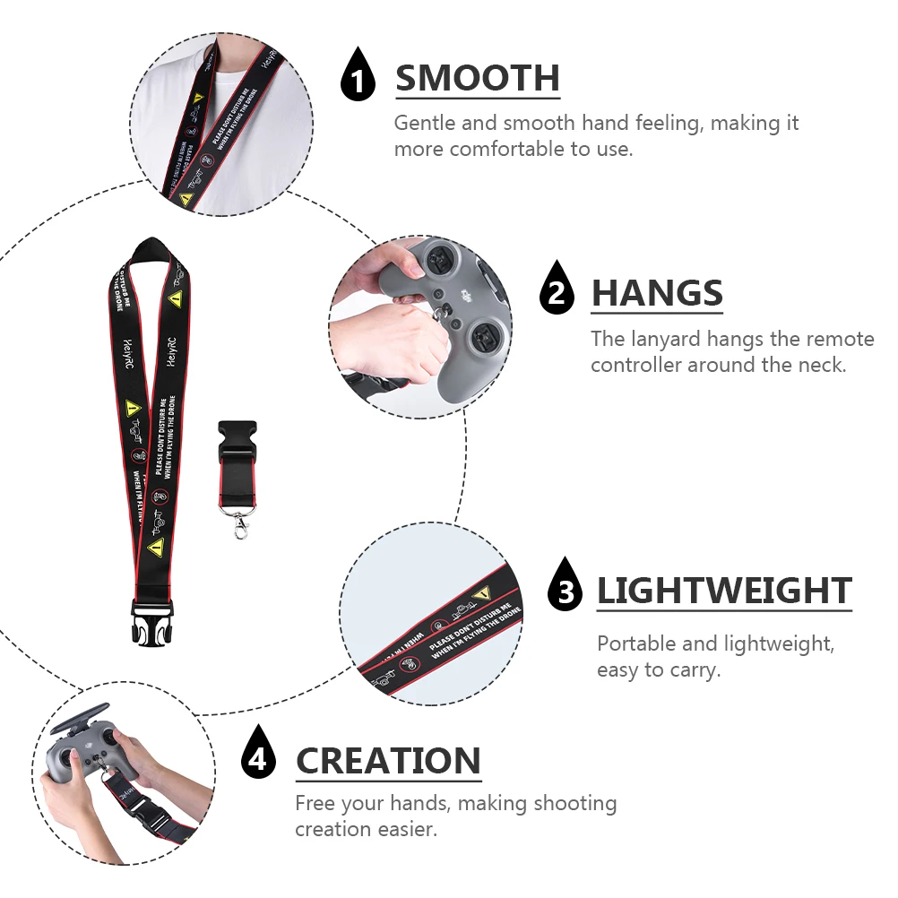 Wide Belt Lanyard for Remote Controller Drone Accessories Lightweight Portable Neck Strap Supplies Quadcopter Toy Remote
Wide Belt Lanyard for Remote Controller Drone Accessories Lightweight Portable Neck Strap Supplies Quadcopter Toy Remote