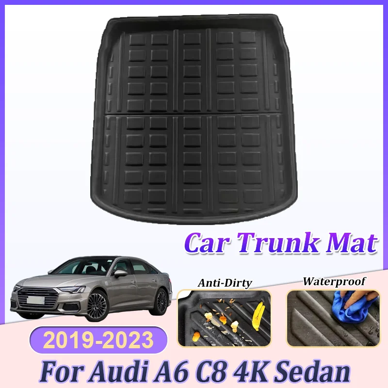 Автомобильный коврик в багажник, противоскользящий, водонепроницаемый, защитный коврик для хранения, ковер из ЭВА, автомобильные аксессуары для Audi A6 C8 4K Sedan 2019-2023 2020
Автомобильный коврик в багажник, противоскользящий, водонепроницаемый, защитный коврик для хранения, ковер из ЭВА, автомобильные аксессуары для Audi A6 C8 4K Sedan 2019-2023 2020