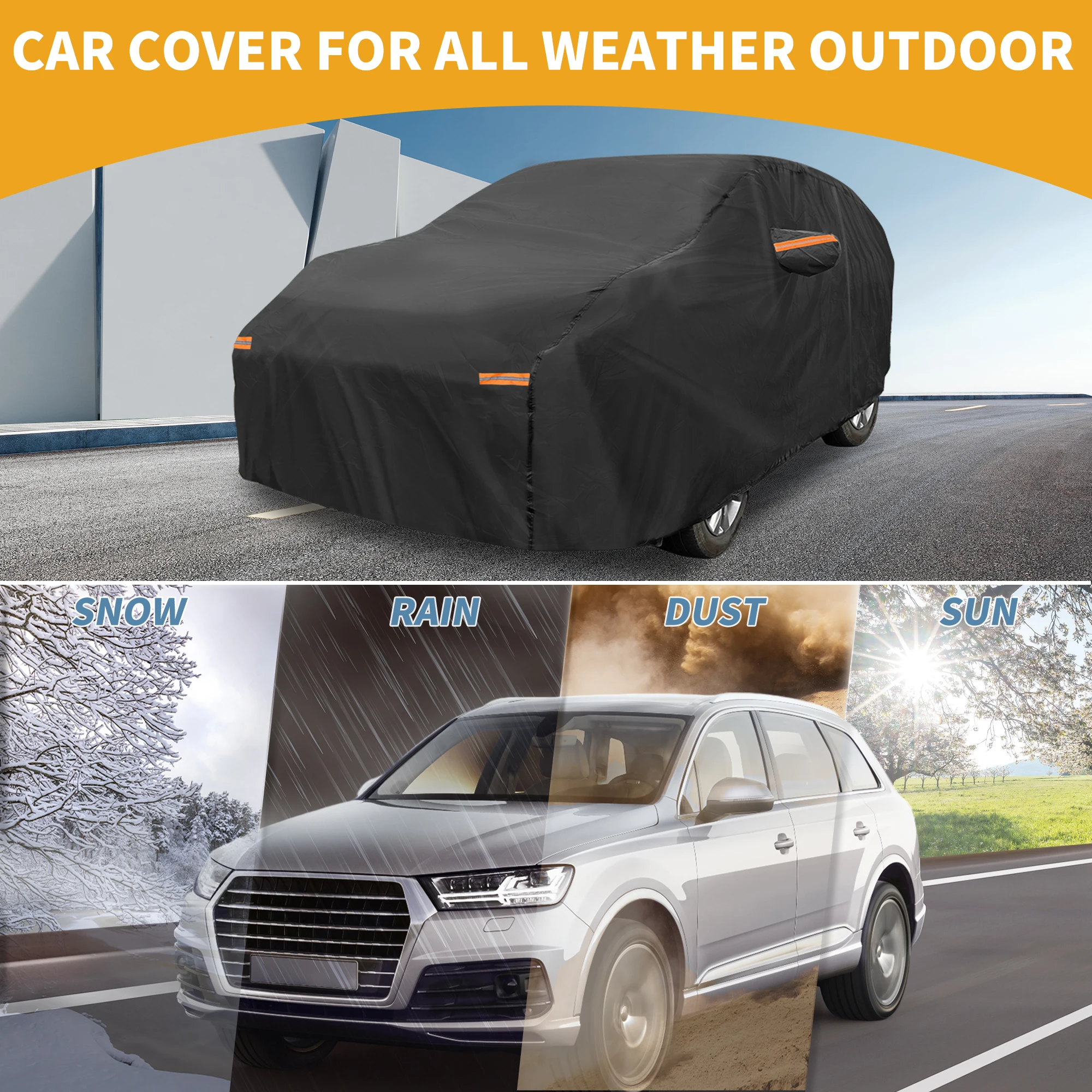 Uxcell Car Cover All Weather for Volvo V60 Wagon Black 190T-Pu with Left Zippers
Uxcell Car Cover All Weather for Volvo V60 Wagon Black 190T-Pu with Left Zippers