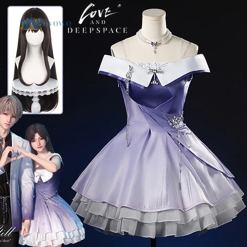 Love and Deepspace Heroine Cosplay Costume Wig Dress Necklace Brooch Props Full Set Outfit For Women Girl Closer Still Halloween
Love and Deepspace Heroine Cosplay Costume Wig Dress Necklace Brooch Props Full Set Outfit For Women Girl Closer Still Halloween